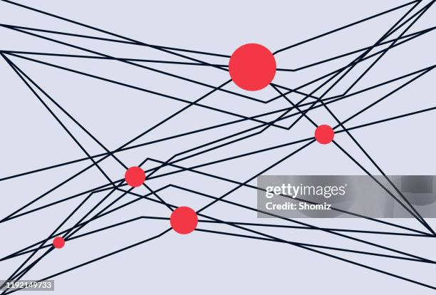 abstract network background - instagram grid stock illustrations