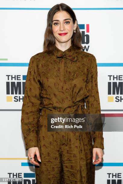 Actress Lizzy Caplan visit’s 'The IMDb Show' on November 21, 2019 in Santa Monica, California. This episode of 'The IMDb Show' airs on December 12,...