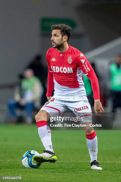 December 04: Cesc Fabregas of Monaco in action during the Toulouse FC V AS Monaco, French Ligue 1 regular season match at the Stadium Municipal de...