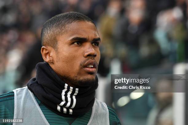 Douglas Costa of Juventus during the Serie A match between Juventus and Cagliari Calcio at Allianz Stadium on January 6, 2020 in Turin, Italy.