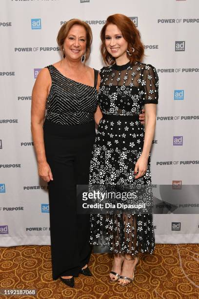 Lisa Sherman and Ellie Kemper attend the 2019 Ad Council Dinner on December 05, 2019 in New York City.