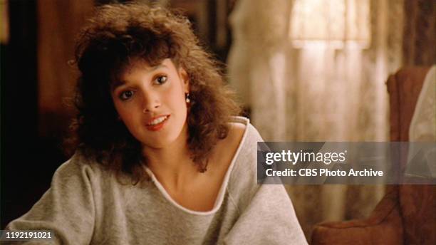 The movie "Flashdance", directed by Adrian Lyne. Seen here, Jennifer Beals as Alex Owens. Initial theatrical release April 15, 1983. Screen capture....