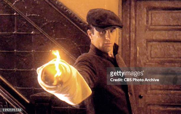 The movie "The Godfather: Part II", directed by Francis Ford Coppola, based on the novel 'The Godfather' by Mario Puzo. Seen here, Robert De Niro as...