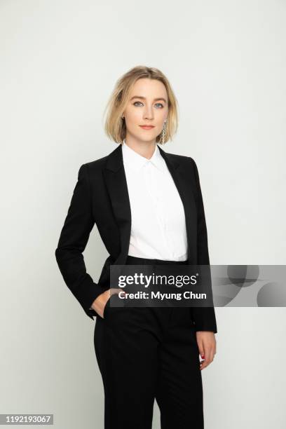 Actress Saoirse Ronan is photographed for Los Angeles Times on October 29, 2019 in Los Angeles, California. PUBLISHED IMAGE. CREDIT MUST READ: Myung...