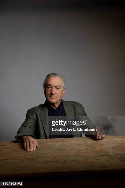 Actor Robert De Niro is photographed for Los Angeles Times on October 26, 2019 in Burbank, California. PUBLISHED IMAGE. CREDIT MUST READ: Jay L....