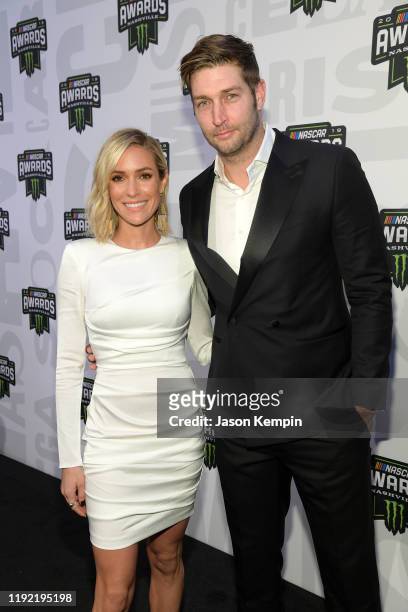 Jay Cutler and Kristin Cavallari attend the Monster Energy NASCAR Cup Series Awards at Music City Center on December 05, 2019 in Nashville, Tennessee.