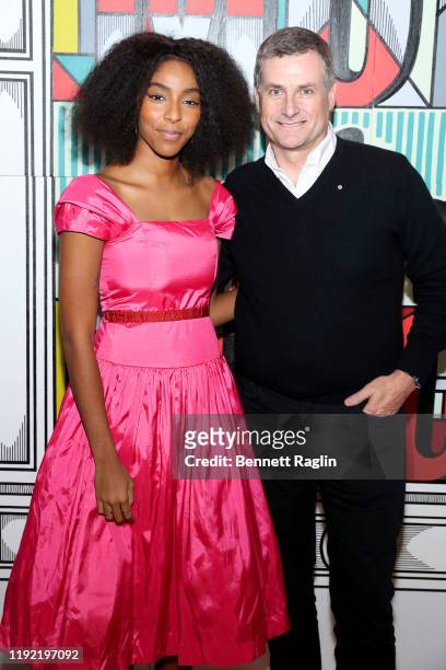 Jessica Williams and Executive Vice President & CEO, Verizon Consumer Group Ronan Dunne co-host Verizon’s More Holiday Magic Event at Manhatta on...