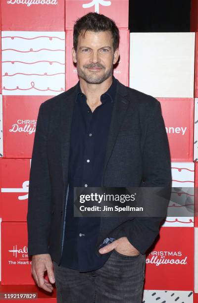 Actor Mark Deklin attends the New York screening of Hallmark Channel's "Christmas At Dollywood" at Village East Cinema on December 05, 2019 in New...