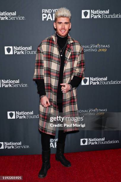 Colton Dixon attends the 97th Annual National Christmas Tree Lighting Ceremony in President's Park on December 05, 2019 in Washington, DC.