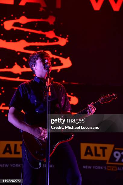 Jim Adkins of Jimmy Eat World on stage at "Not So Silent Night," a RADIO.COM Event at Barclays Center on December 05, 2019 in New York City.
