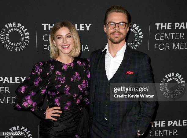 Julianne Hough and Derek Hough attend The Paley Center For Media Presents: An Evening with Derek Hough and Julianne Hough at The Paley Center for...