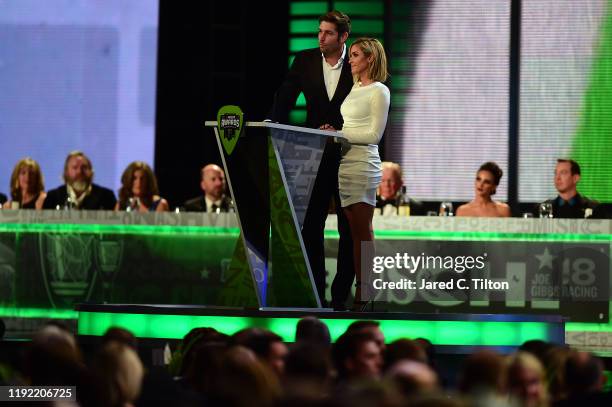 Jay Cutler and Kristin Cavallari attend the Monster Energy NASCAR Cup Series Awards at Music City Center on December 05, 2019 in Nashville, Tennessee.