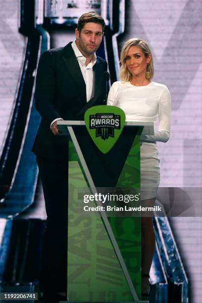 Jay Cutler and Kristin Cavallari attend the Monster Energy NASCAR Cup Series Awards at Music City Center on December 05, 2019 in Nashville, Tennessee.