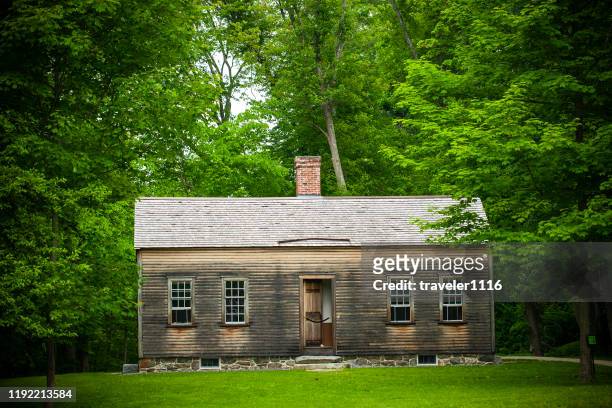 robbins house in concord, massachusetts - concord massachusetts stock pictures, royalty-free photos & images