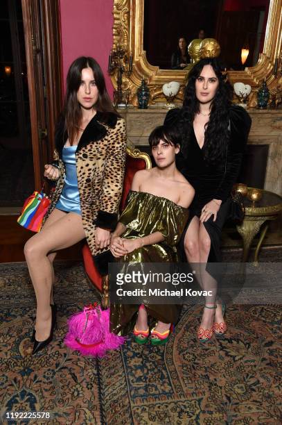 Scout Willis, Tallulah Willis, and Rumer Willis attend the Christian Louboutin & Laura Brown Celebrate The Debut Of The 'ELISA' at The Paramour...