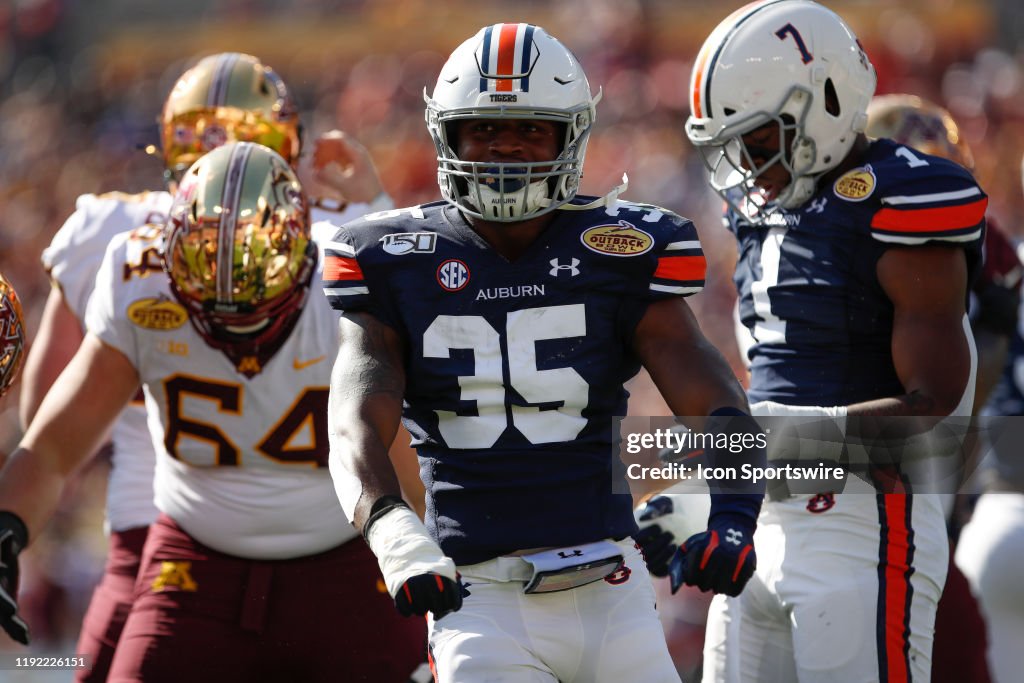 COLLEGE FOOTBALL: JAN 01 Outback Bowl - Minnesota v Auburn