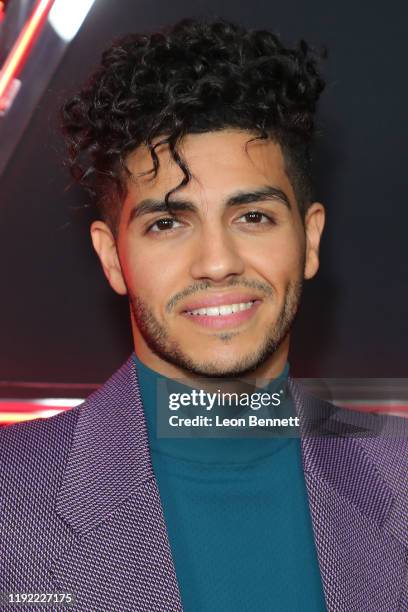 Mena Massoud attends the premiere of Hulu's "Reprisal" Season One at ArcLight Cinemas on December 05, 2019 in Hollywood, California.