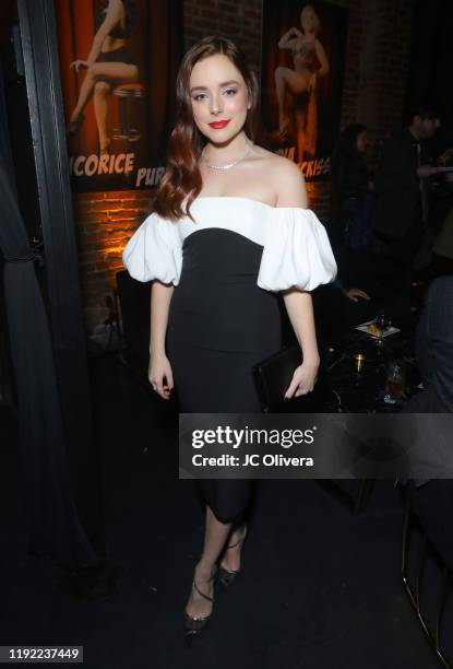 Actress Madison Davenport attends the premiere of Hulu's "Reprisal" Season One after party on December 05, 2019 in Hollywood, California.