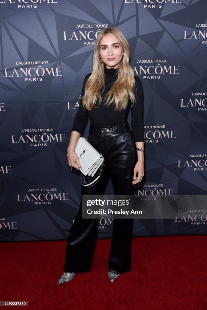 Sophie Elkus attends Lancôme x Vogue L'Absolu Ruby Holiday Event at