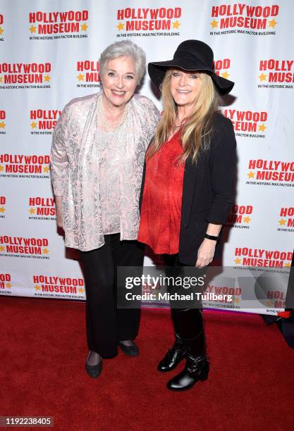 Actrors Lee Meriwether and Susan Olsen attend Hollywood Museum's "Back To The Future" Trilogy: The Exhibit at The Hollywood Museum on December 05,...