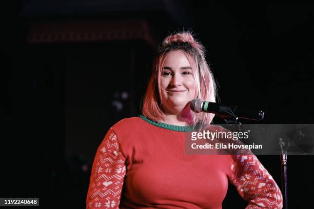 Emma Hunton at Rockwell Table and Stage on December 05, 2019 in Los Angeles, California.