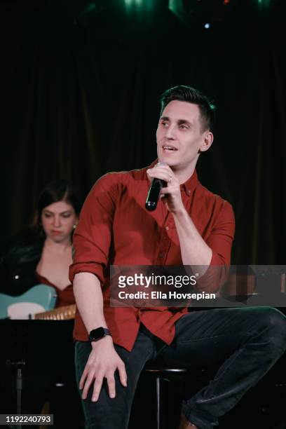 John Krause performs at Rockwell Table and Stage on December 05, 2019 in Los Angeles, California.