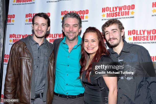 Actor Jeremy Miller , Joanie Miller and family attend Hollywood Museum's "Back To The Future" Trilogy: The Exhibit at The Hollywood Museum on...