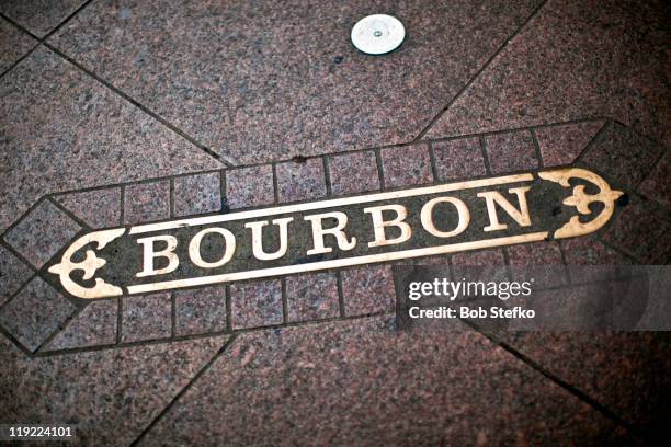 Bourbon Rocks Sign 421 Bourbon Street Sign Stock Photos, High-Res Pictures, and Images ...