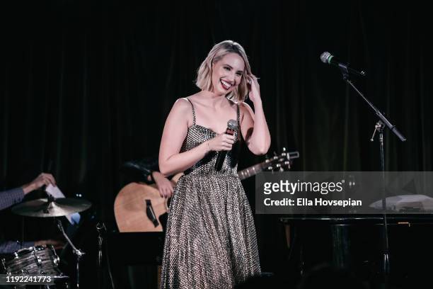 Molly McCook performs at Rockwell Table and Stage on December 05, 2019 in Los Angeles, California.