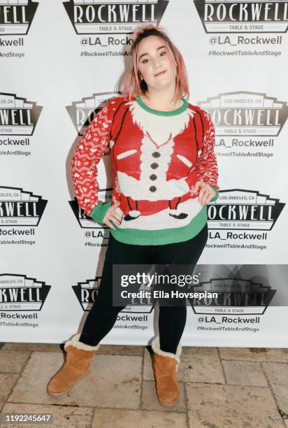 Emma Hunton at Rockwell Table and Stage on December 05, 2019 in Los Angeles, California.