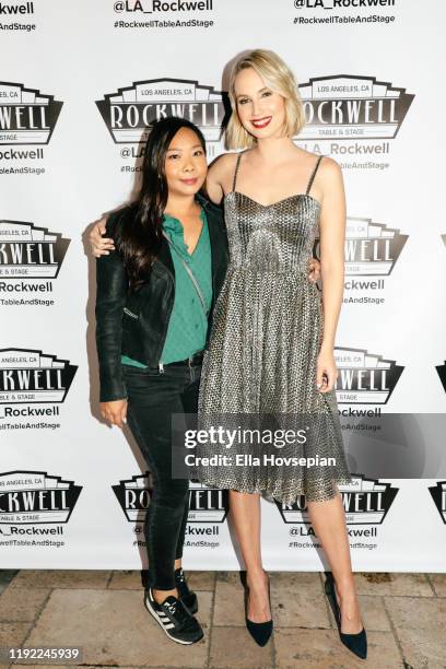 Molly McCook and Vicky Chan at Rockwell Table and Stage on December 05, 2019 in Los Angeles, California.