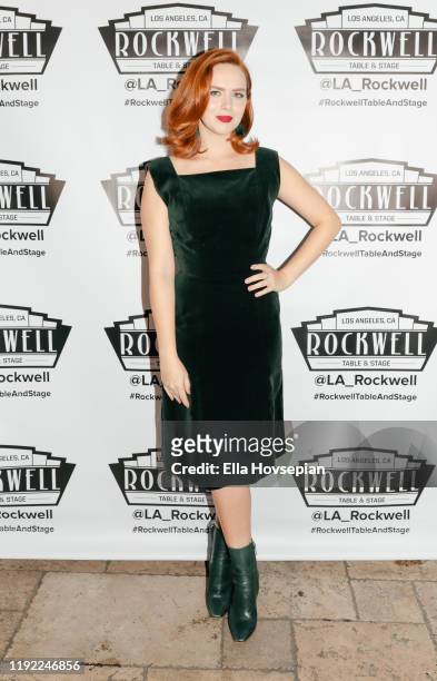 Elizabeth McLaughlin at Rockwell Table and Stage on December 05, 2019 in Los Angeles, California.