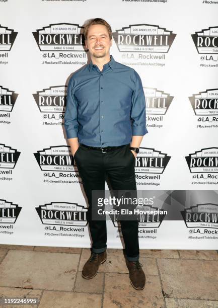 Christoph Sanders attends A Molly Jolly Christmas at Rockwell Table and Stage on December 05, 2019 in Los Angeles, California.