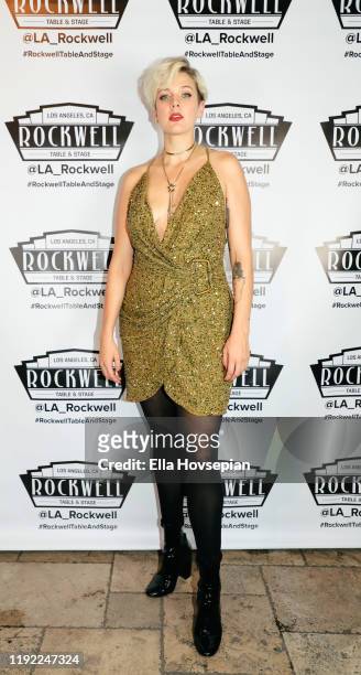 Betty Who attends A Molly Jolly Christmas at Rockwell Table and Stage on December 05, 2019 in Los Angeles, California.