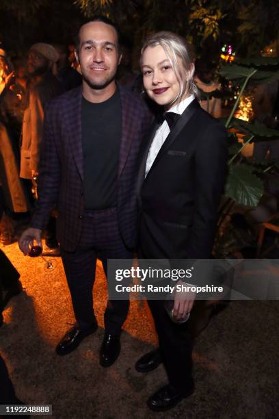 Pete Wentz and Phoebe Bridgers attend the 2019 GQ Men Of The Year Celebration at The West Hollywood EDITION on December 05, 2019 in West Hollywood,...