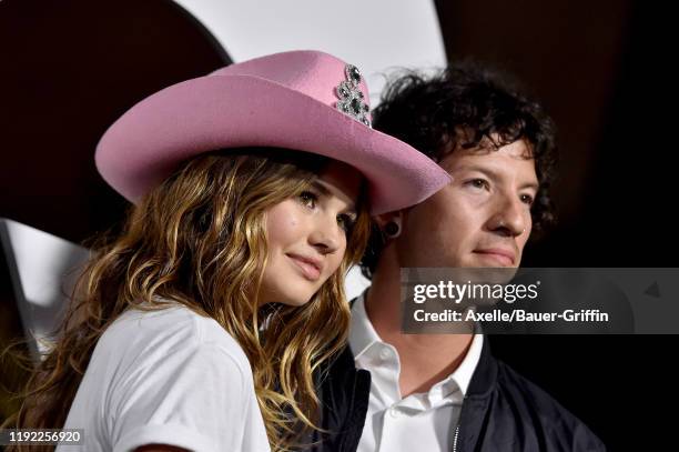 Debby Ryan and Josh Dun attend the 2019 GQ Men of the Year at The West Hollywood Edition on December 05, 2019 in West Hollywood, California.