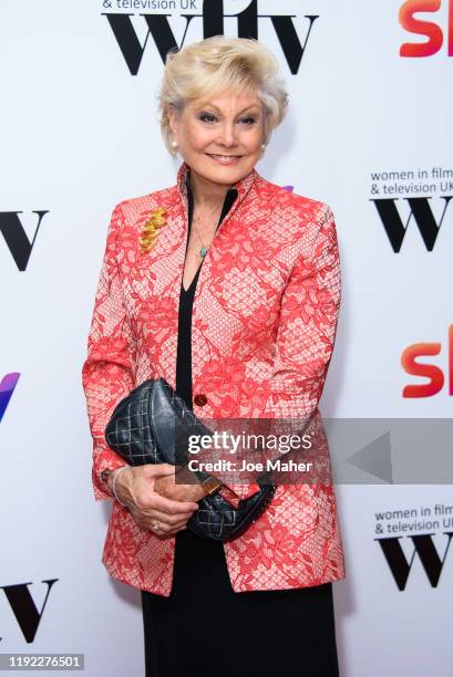 Angela Rippon during Women in Film & TV Awards 2019 at Hilton Park Lane on December 06, 2019 in London, England.