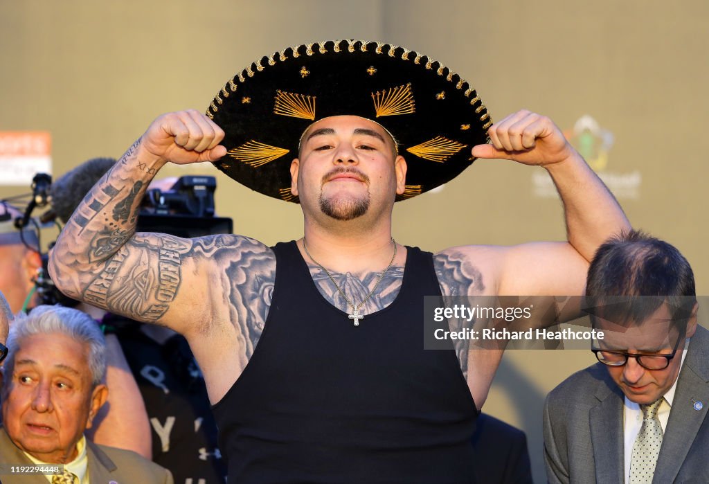 Andy Ruiz Jr v Anthony Joshua 2 - Weigh In