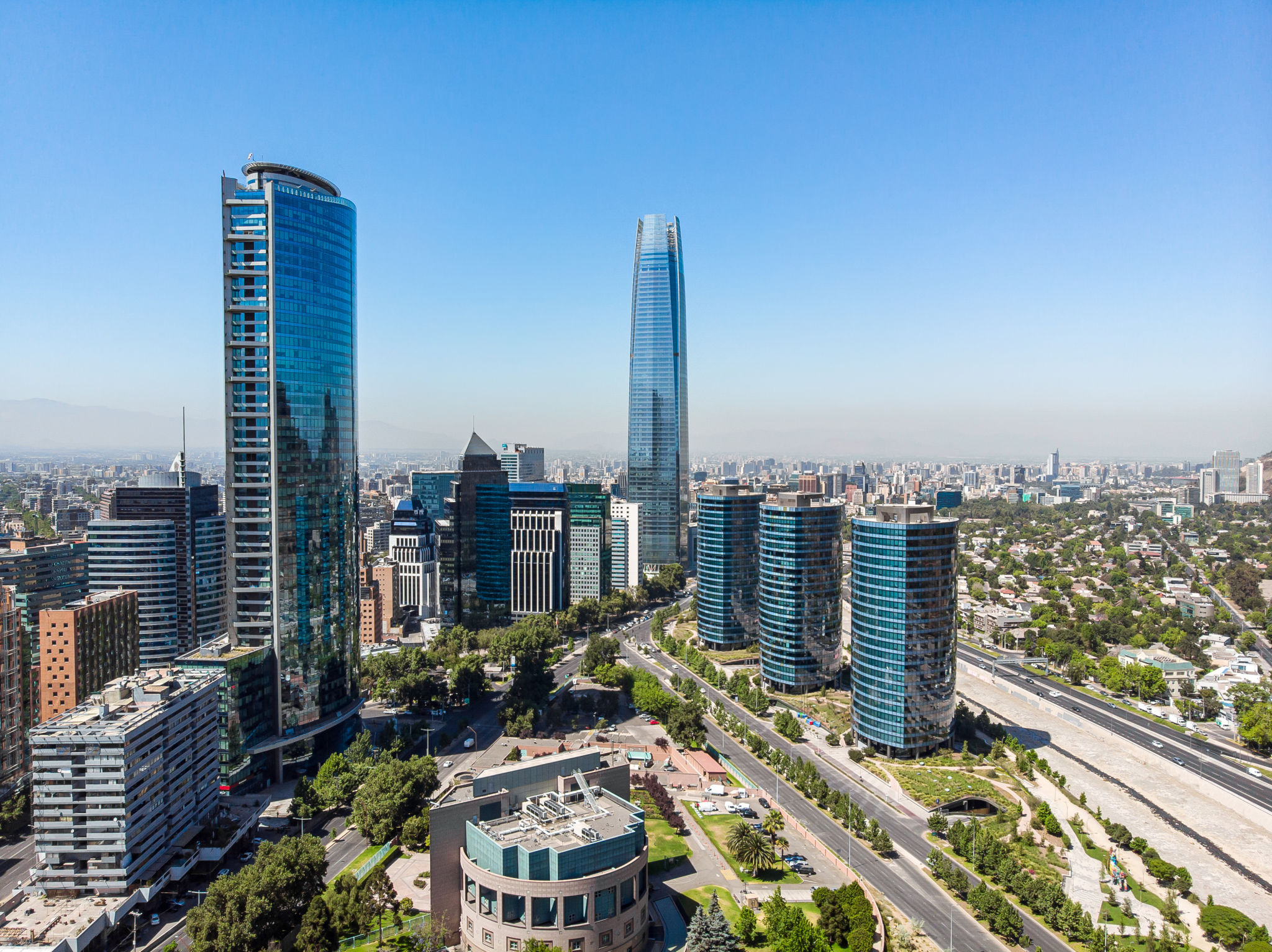 santiago skyline