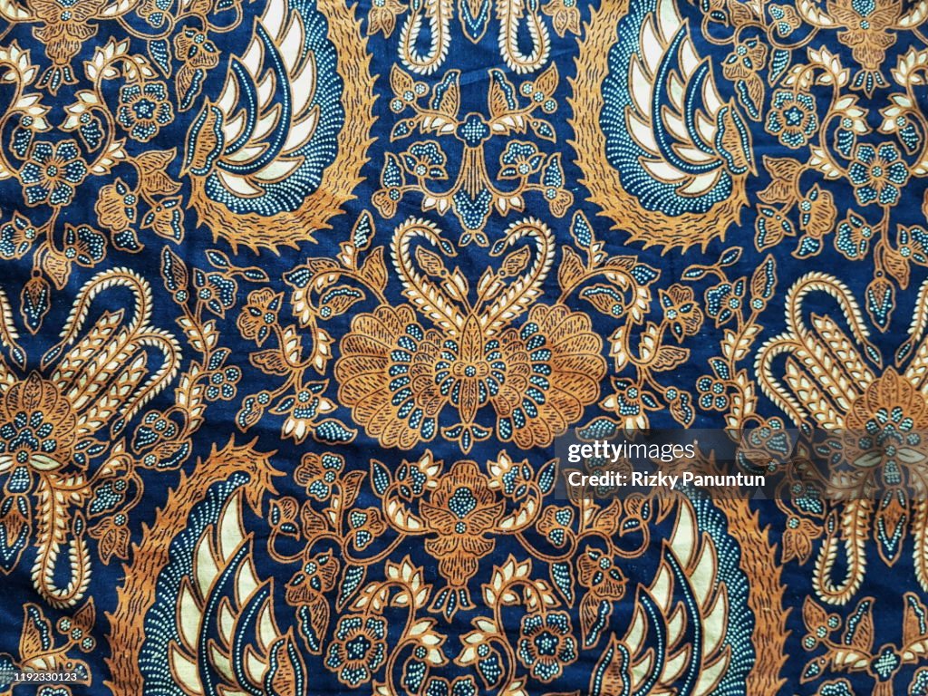 Full Frame Shot Of Traditional Patterned Batik