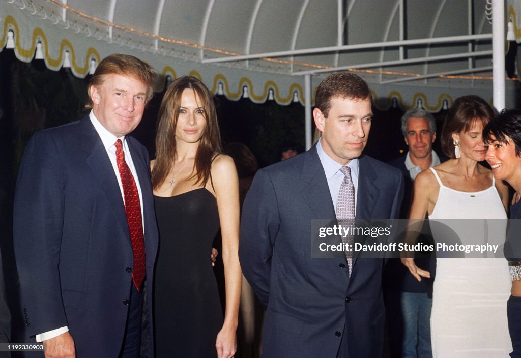 Trump, Epstein, Knauss, & Prince Andrew At Mar-A-Lago