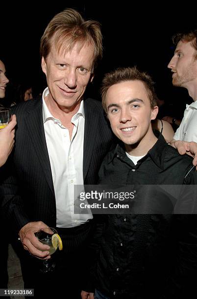 James Woods and Frankie Muniz during Diesel Presents Young Hollywood Awards Countdown - March 30, 2006 at Liberace's Penthouse in Los Angeles,...