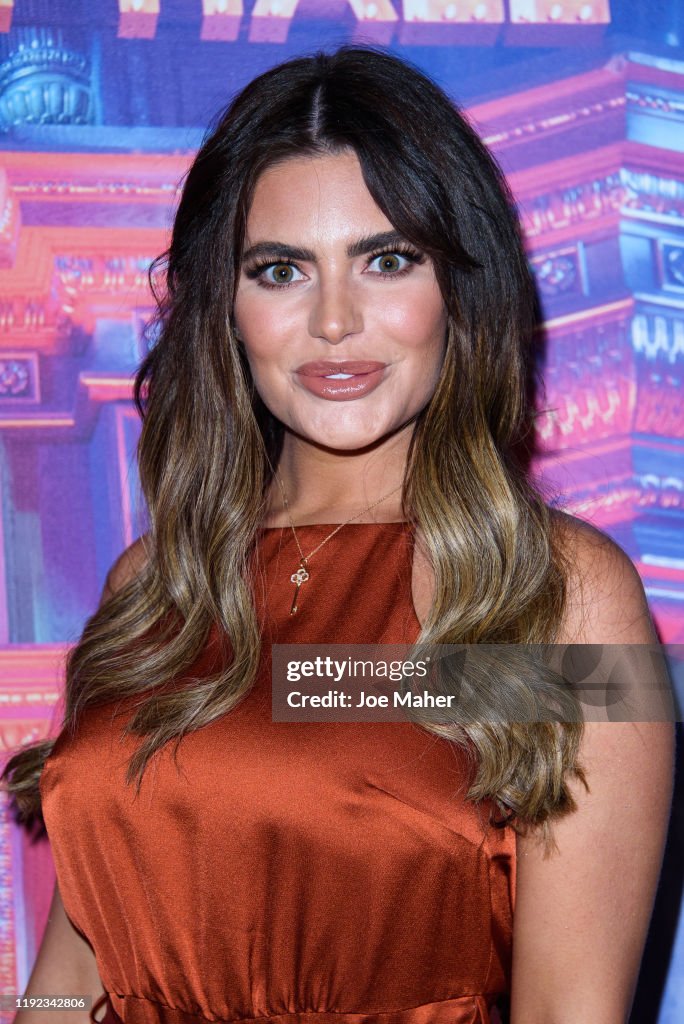 Megan Barton-Hanson attends Emma Bunton's Christmas Party at Hilton