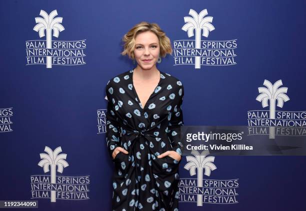 Actress Eloise Mumford attends a screening of ÒStanding Up, Falling Down" at the 31st Annual Palm Springs International Film Festival on January 6,...