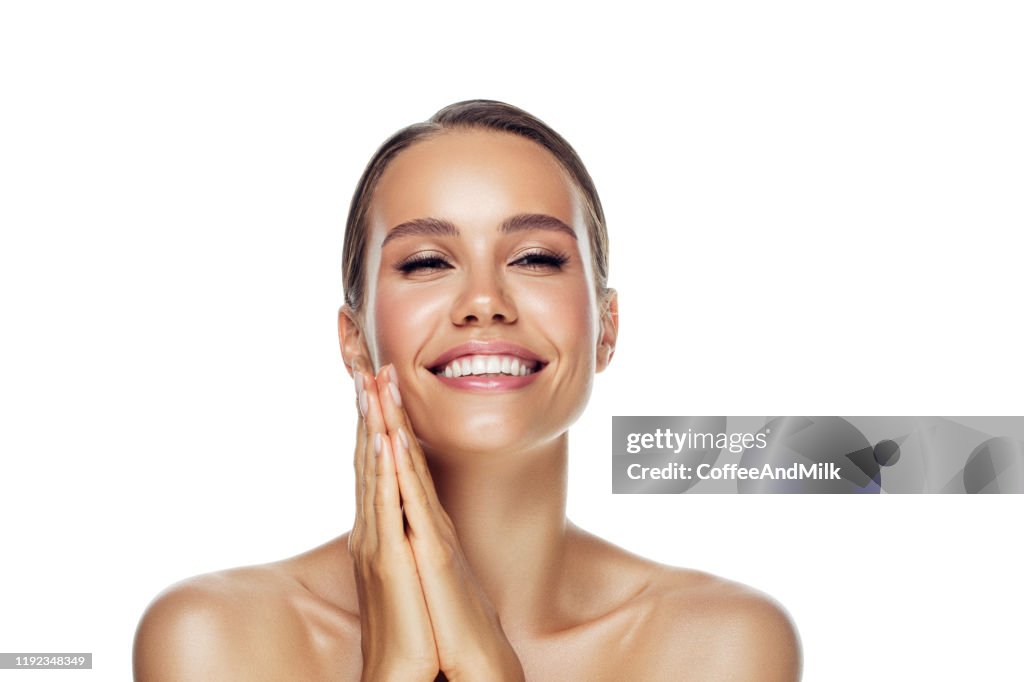 Portrait of gorgeous young woman