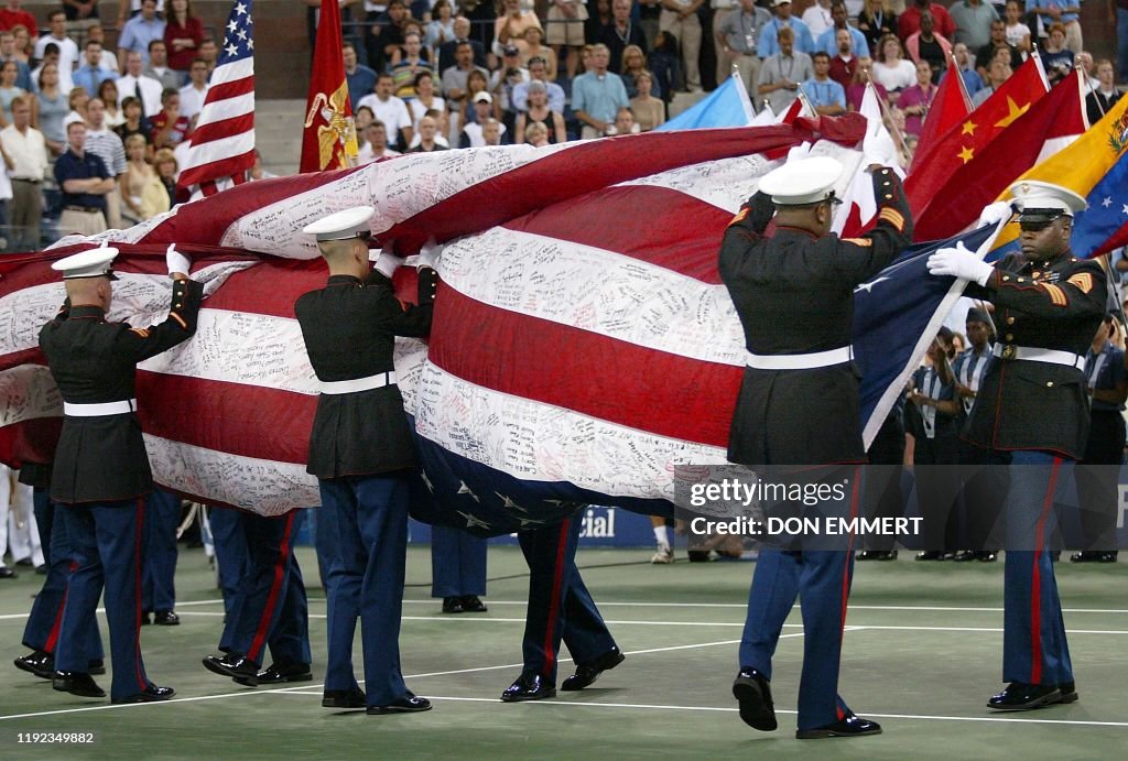 TEN-US OPEN-FLAG FOLDED