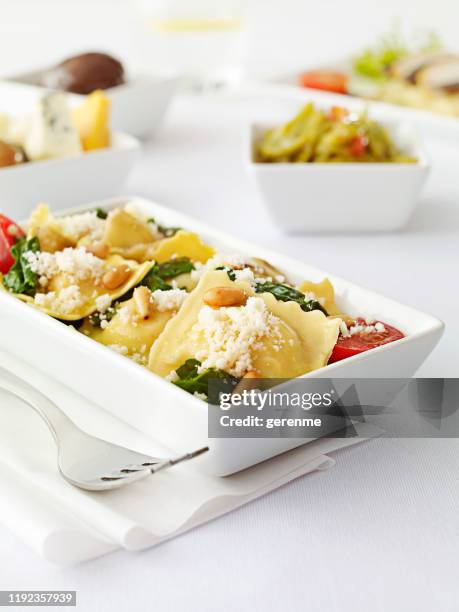ravioli - plane food stock pictures, royalty-free photos & images