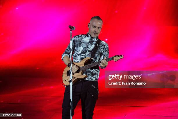 Eros Ramazzotti performs live at Palasele of Eboli on December 06, 2019 in Eboli, Italy.