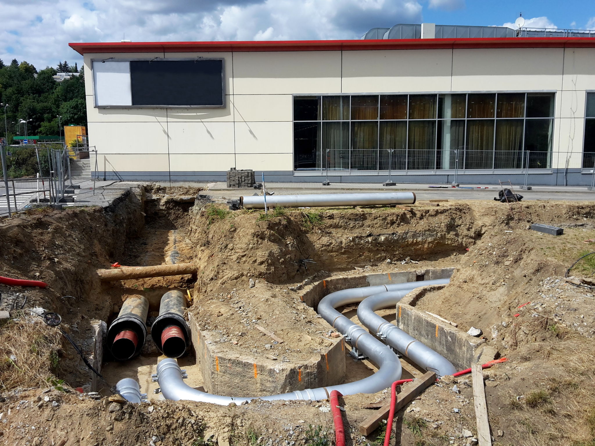 geothermal system installation