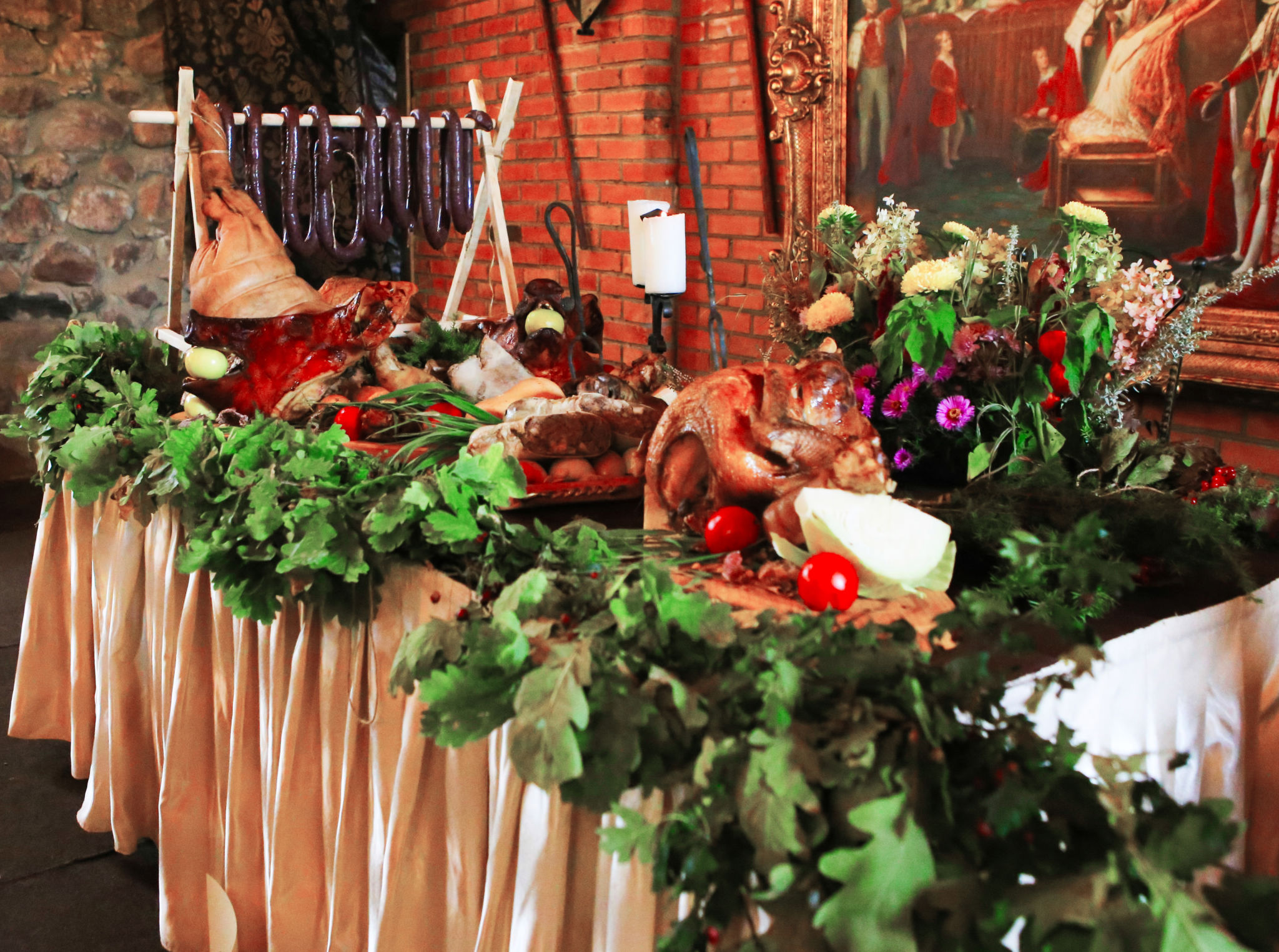 medieval feast reception